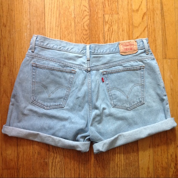 levi high waisted mom shorts